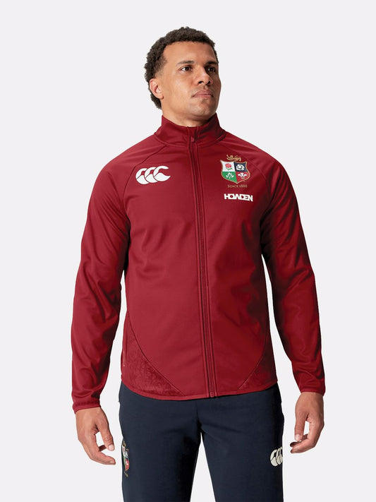 British Irish Lions Mens Red Anthem Jacket